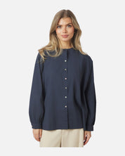 Solane C Poplin Shirt - 141 NAVY