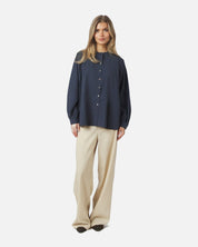 Solane C Poplin Shirt - 141 NAVY