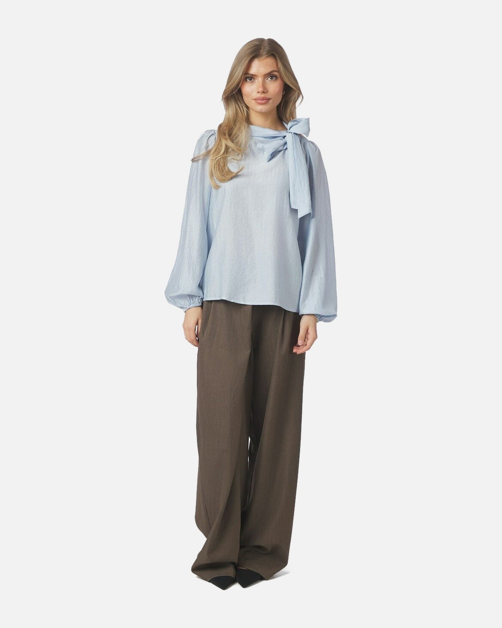 Selene Crisp Blouse - 145 LIGHT BLUE