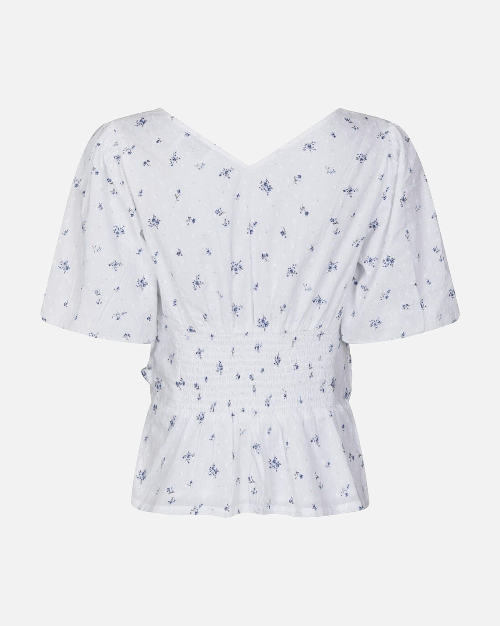 Sapura Flower Dobby Blouse - 978 BLUE FLOWER