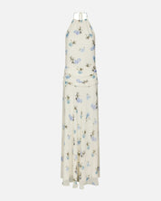 Gabina Faded Flower Dress - 292 LIGHT BLUE
