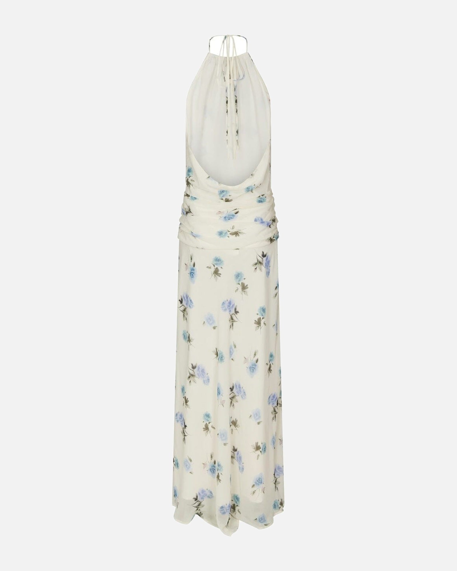 Gabina Faded Flower Dress - 292 LIGHT BLUE