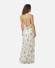 Gabina Faded Flower Dress - 292 LIGHT BLUE