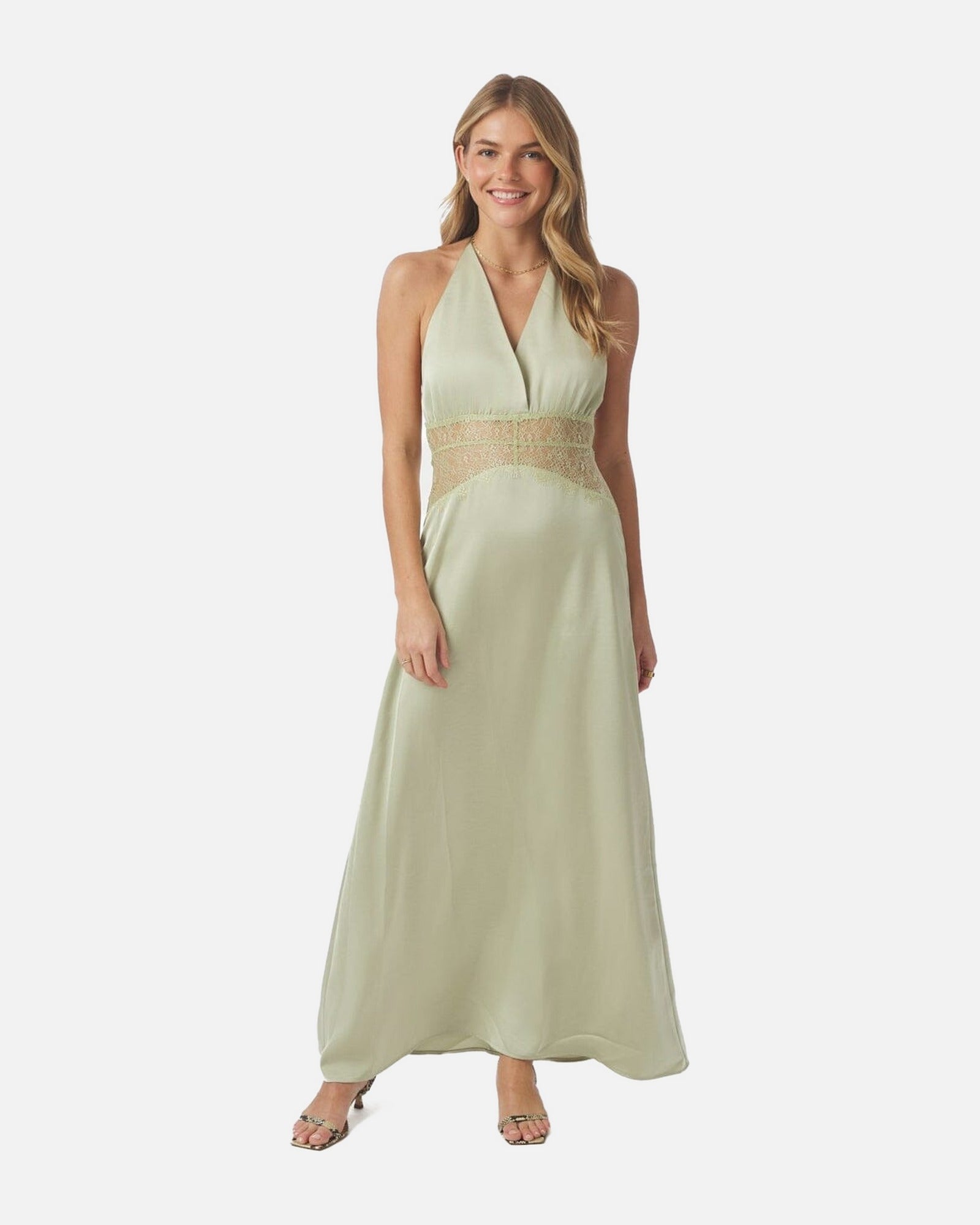 Jasine Heavy Sateen Dress - 153 MINT