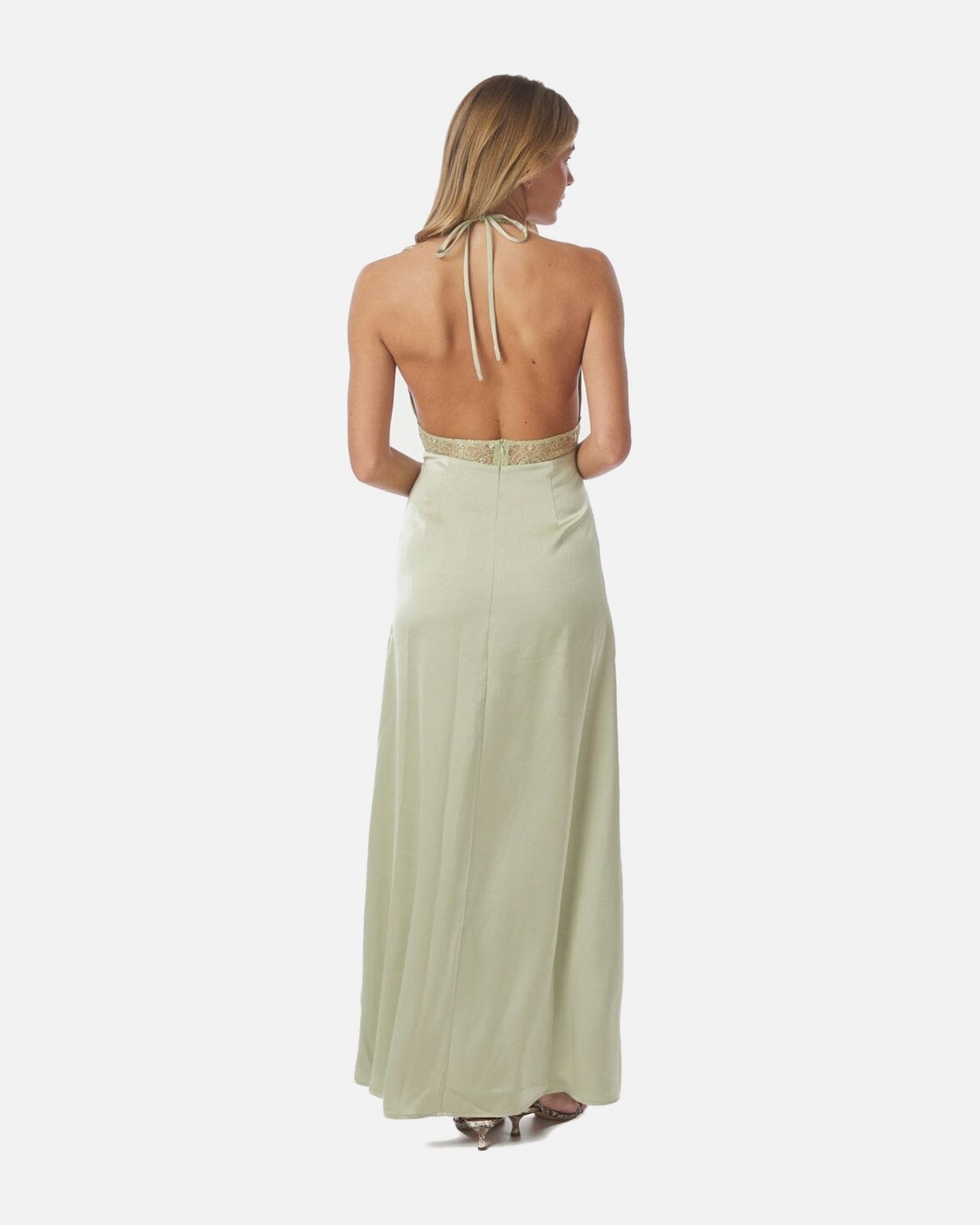 Jasine Heavy Sateen Dress - 153 MINT