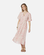 Kalia Print Dress - 121 OFF WHITE