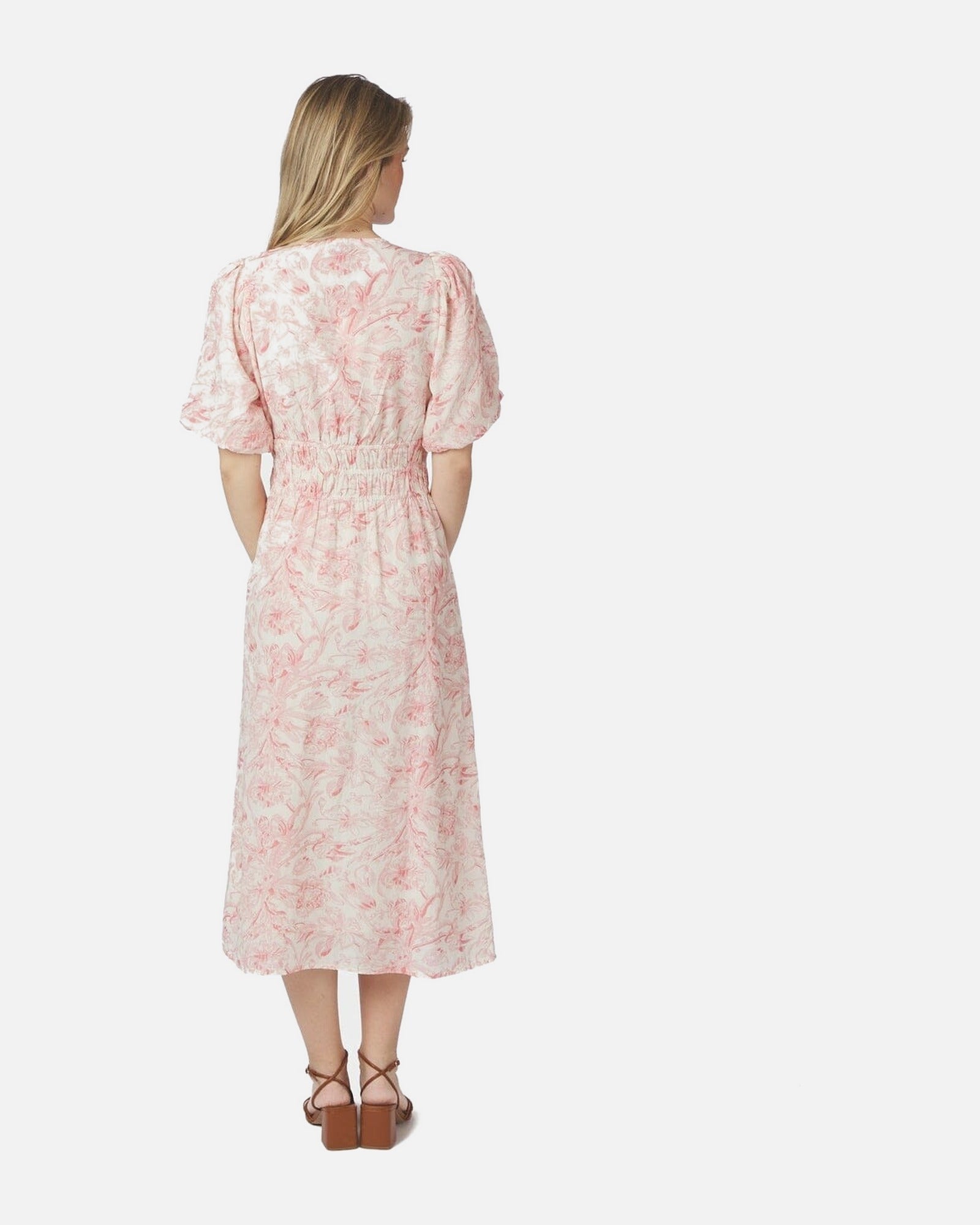 Kalia Print Dress - 121 OFF WHITE