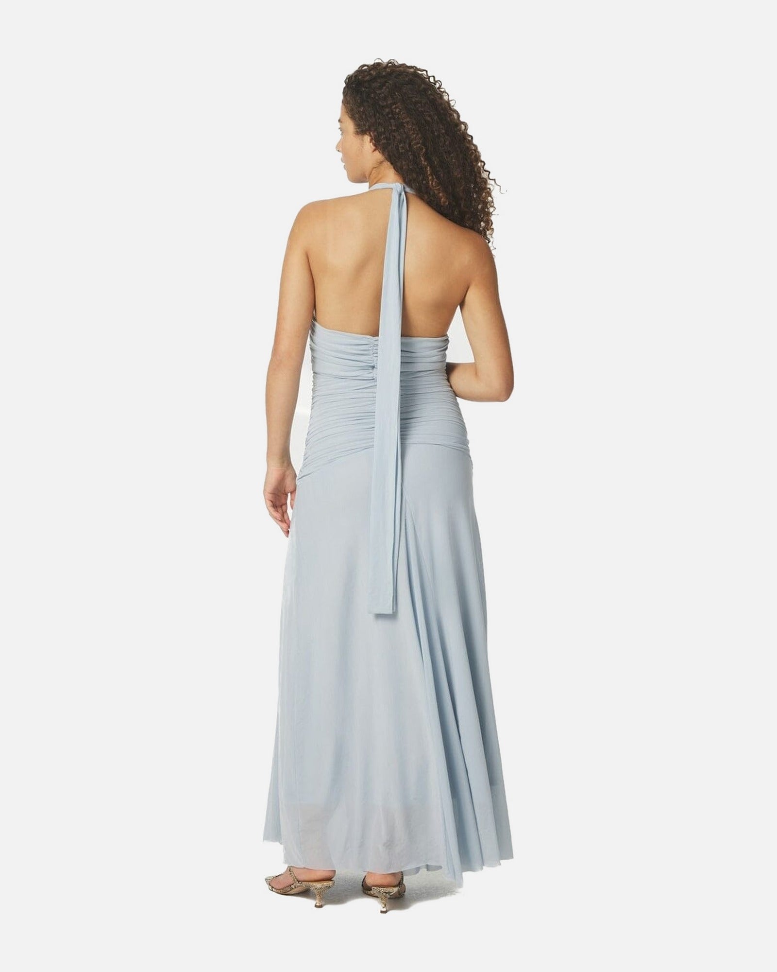 Lisseth Mesh Dress - 145 LIGHT BLUE