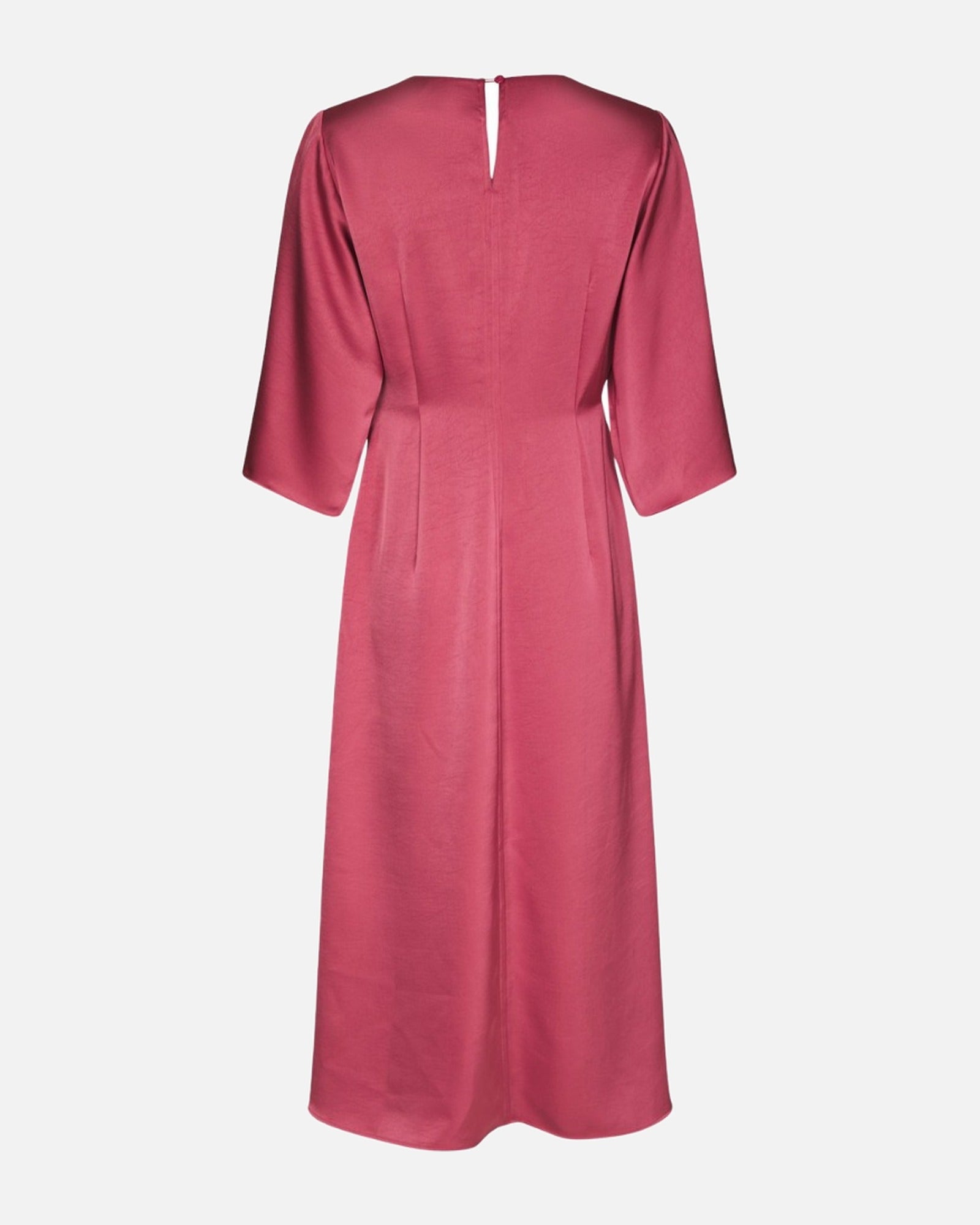 Remara Heavy Sateen Dress - 430 CHERRY PINK