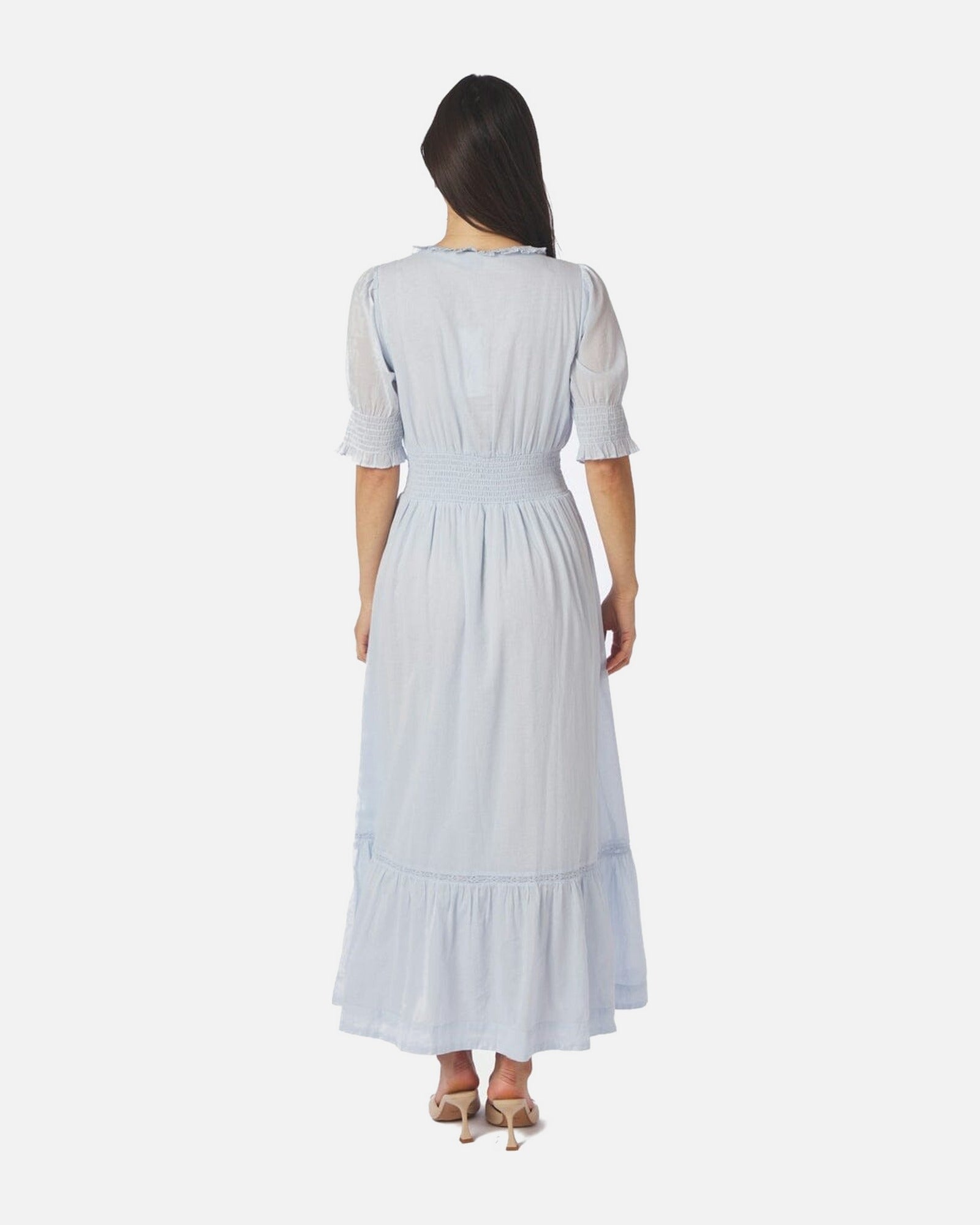 Alvina S Voile Dress - 145 LIGHT BLUE