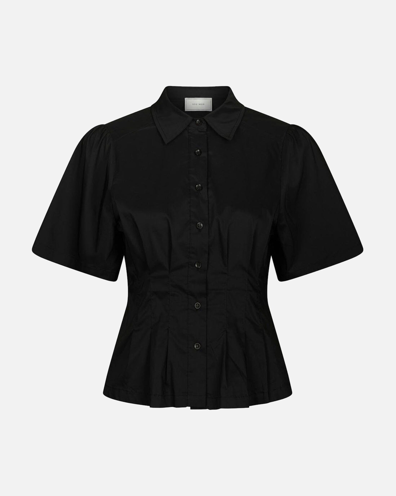 Balara Poplin Shirt - 100 BLACK
