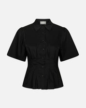 Balara Poplin Shirt - 100 BLACK