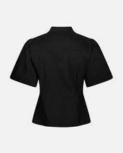 Balara Poplin Shirt - 100 BLACK