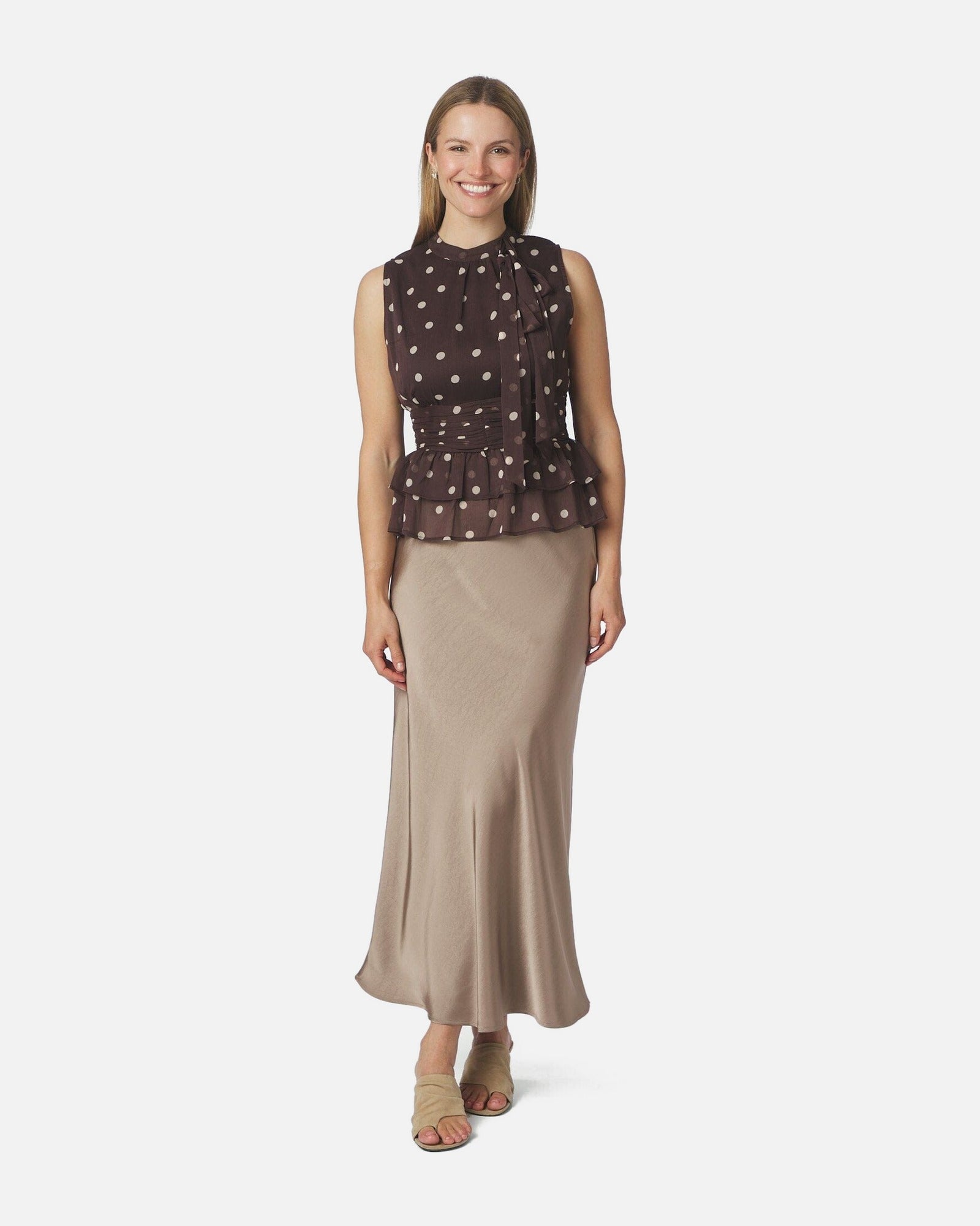 Ansol Big Dot Top - 210 BROWN