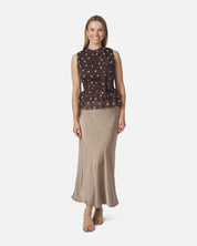 Ansol Big Dot Top - 210 BROWN