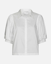 Etta Poplin Shirt - 120 WHITE