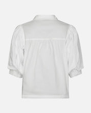 Etta Poplin Shirt - 120 WHITE