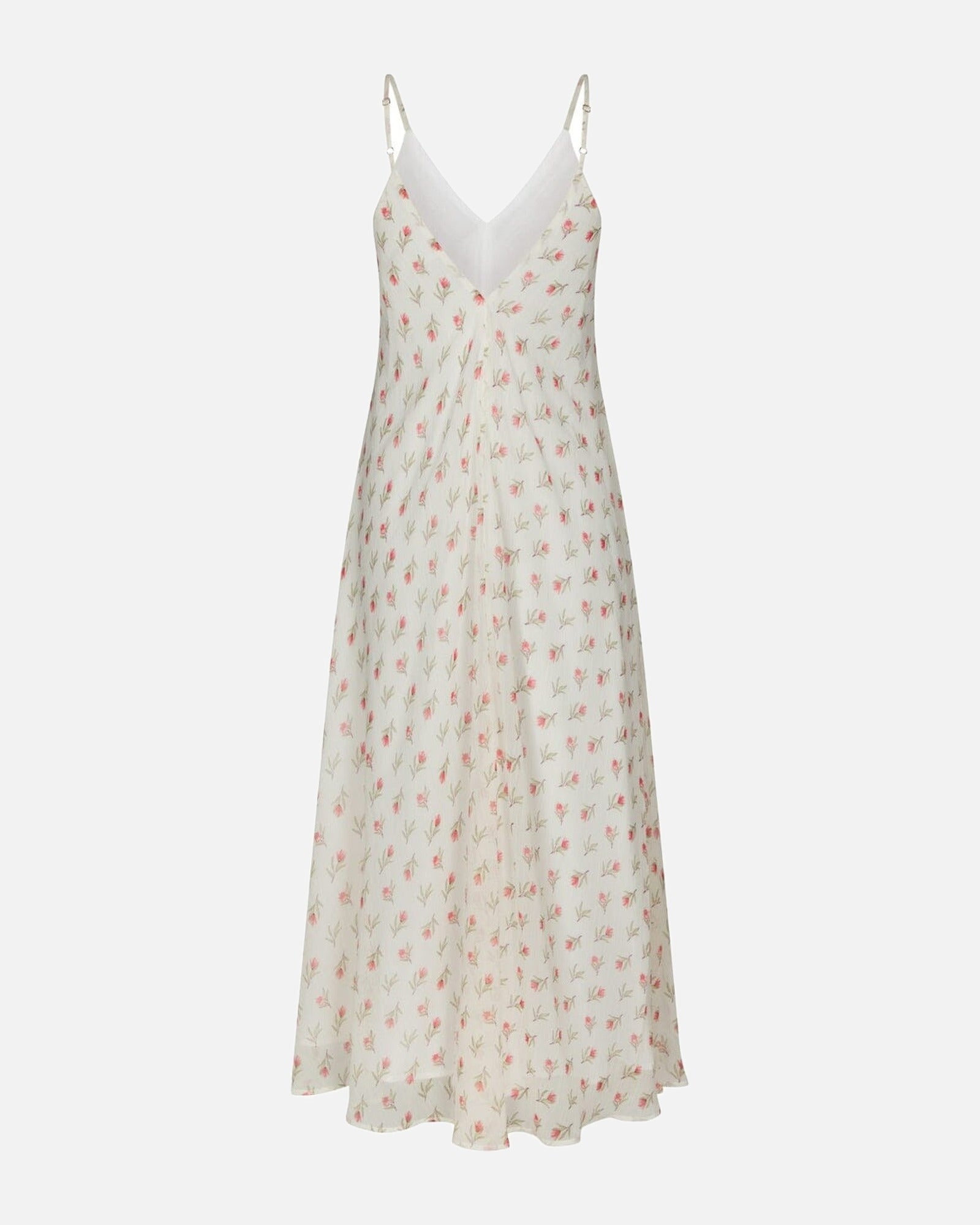 Grazia Flower Dress - 121 OFF WHITE