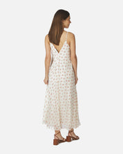 Grazia Flower Dress - 121 OFF WHITE