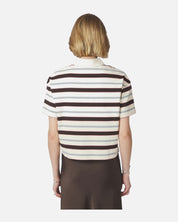 Vennera Triple Stripe Polo Tee - 130 GREY