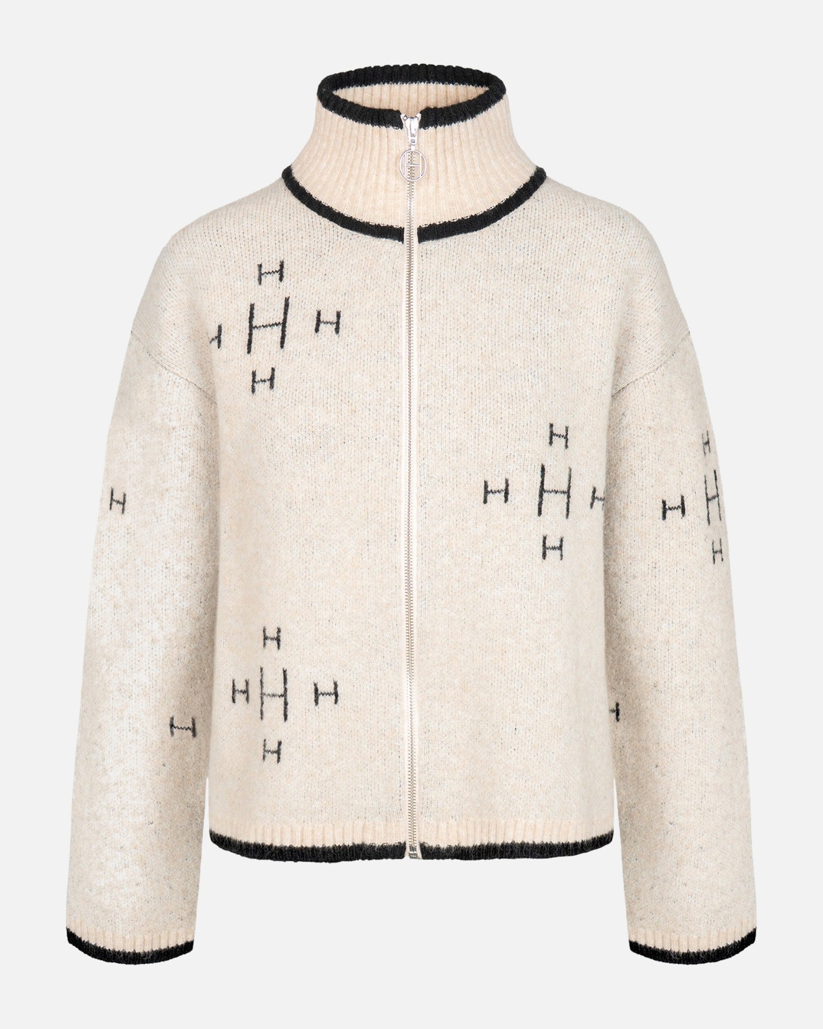 Iben Zip Jacket - 6514 LIGHT BROWN MELANGE