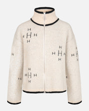 Iben Zip Jacket - 6514 LIGHT BROWN MELANGE
