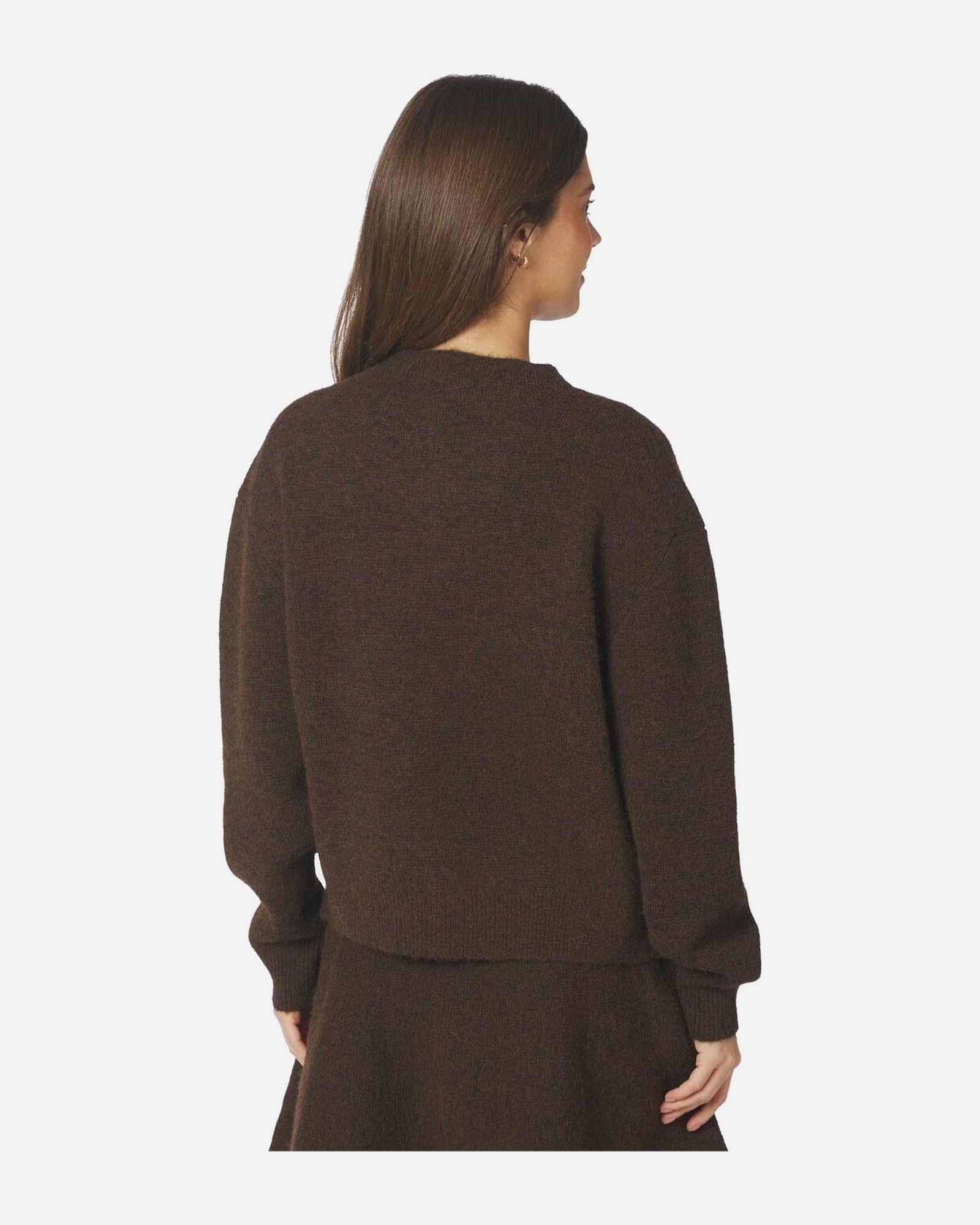 Neo Noir Dione Fluffy Knit Cardigan