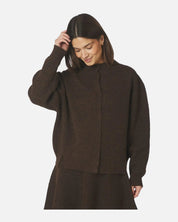 Neo Noir Dione Fluffy Knit Cardigan