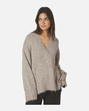 Neo Noir Melli Fluffy Knit Blouse