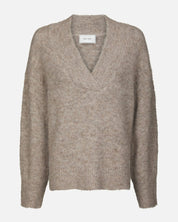 Neo Noir Melli Fluffy Knit Blouse