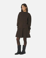 Neo Noir Renata Fluffy Knit Skirt