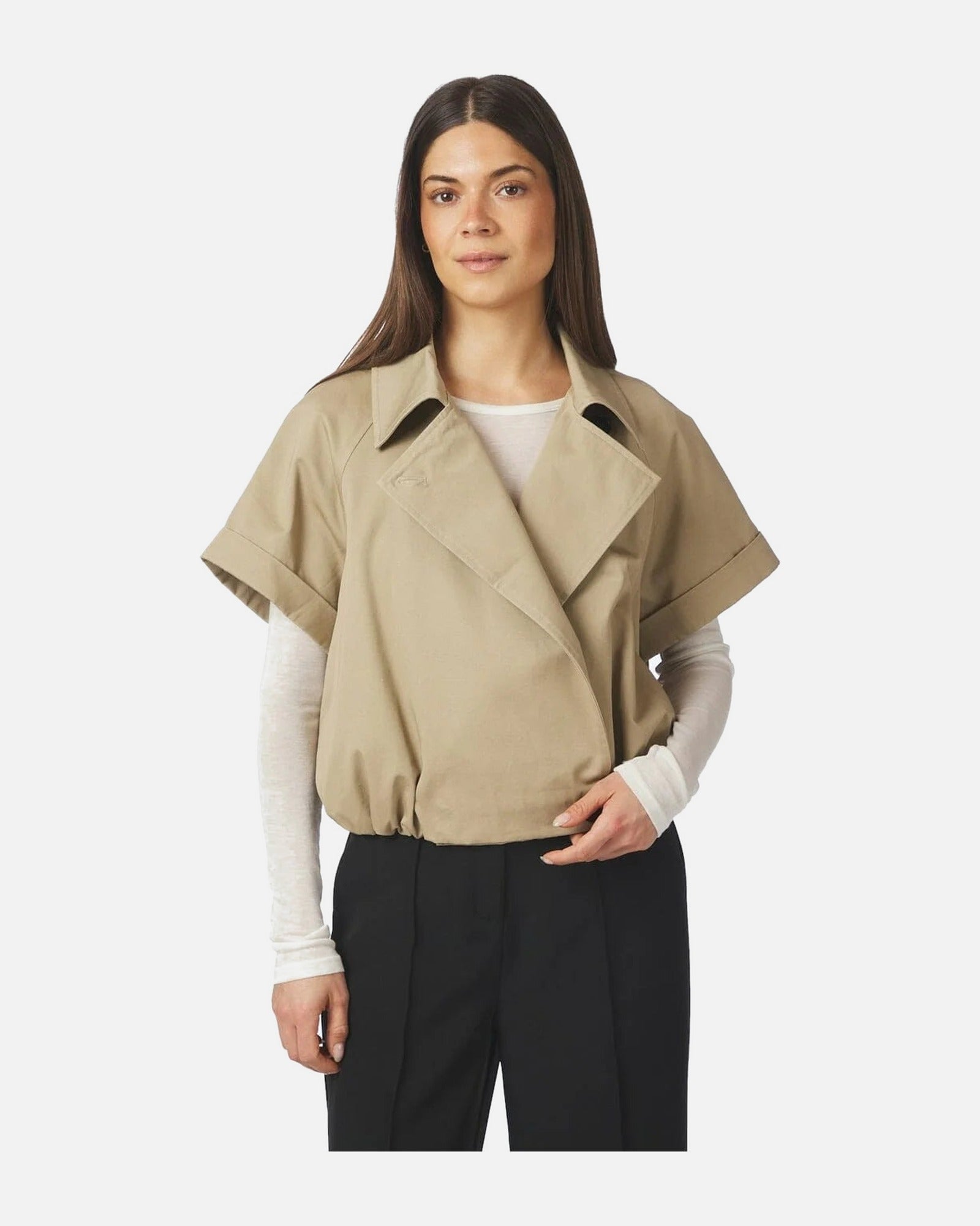 Neo Noir Lisha Trench Vest