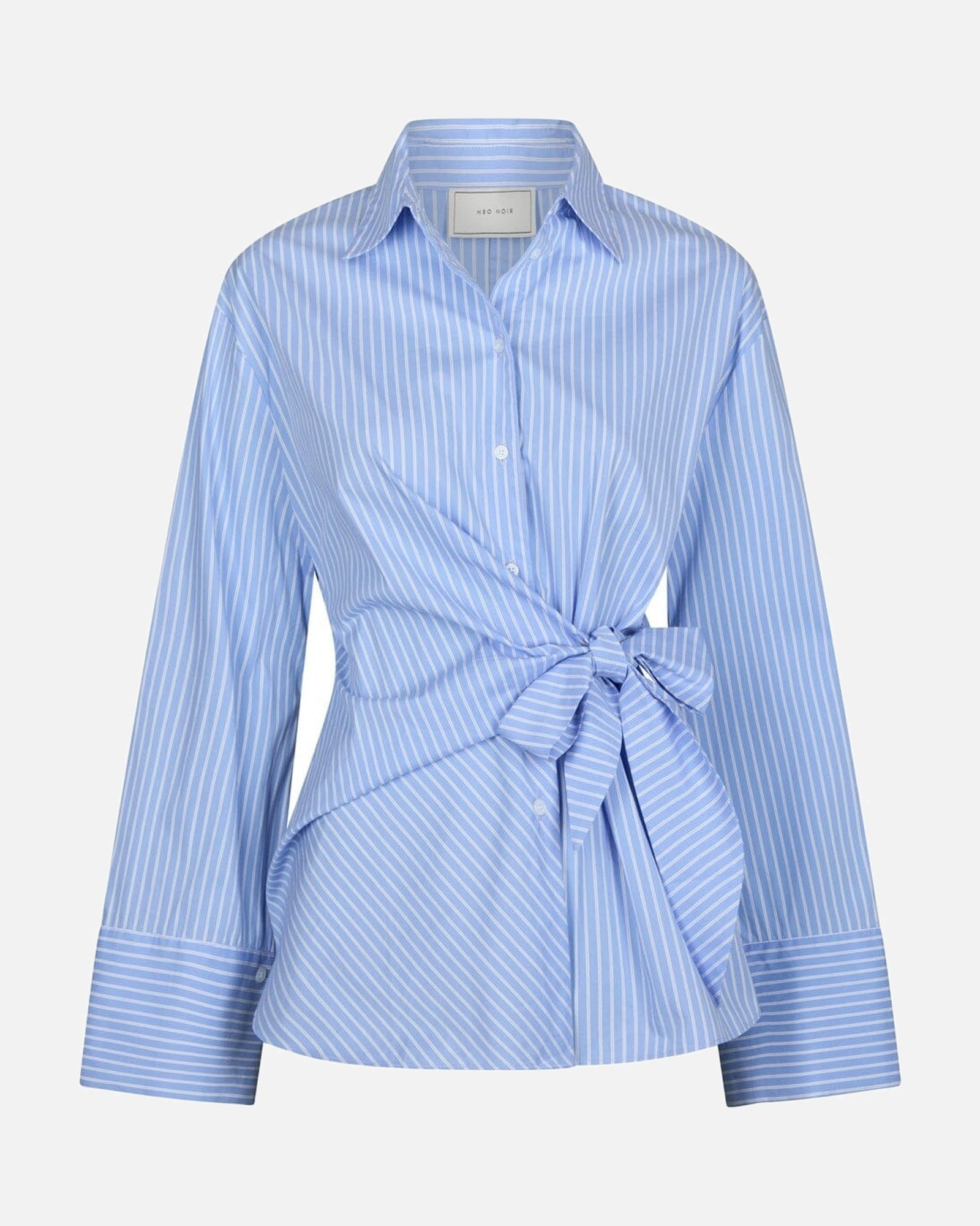 Helisa Stripe Shirt - 145 LIGHT BLUE