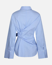 Helisa Stripe Shirt - 145 LIGHT BLUE