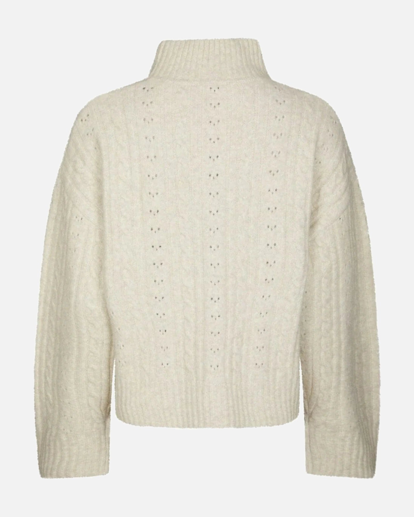 Neo Noir Anda Cable Knit Blouse
