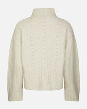 Neo Noir Anda Cable Knit Blouse