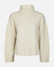 Neo Noir Anda Cable Knit Blouse
