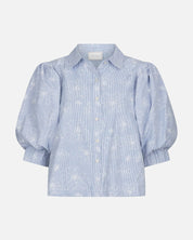 Neo Noir Etta Flower Stripe Shirt