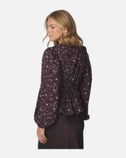 Neo Noir Delphine Flowerbunch Blouse