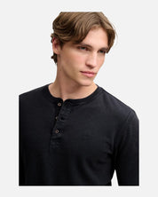 Superdry Waffle Long Sleeve Henley Top