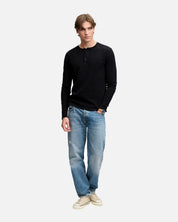 Superdry Waffle Long Sleeve Henley Top