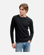 Superdry Waffle Long Sleeve Henley Top