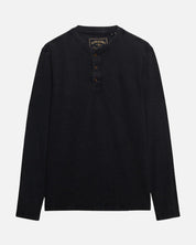 Superdry Waffle Long Sleeve Henley Top