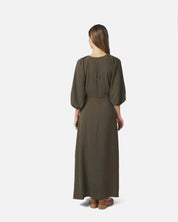 Neo Noir Meriel Structure Solid Dress