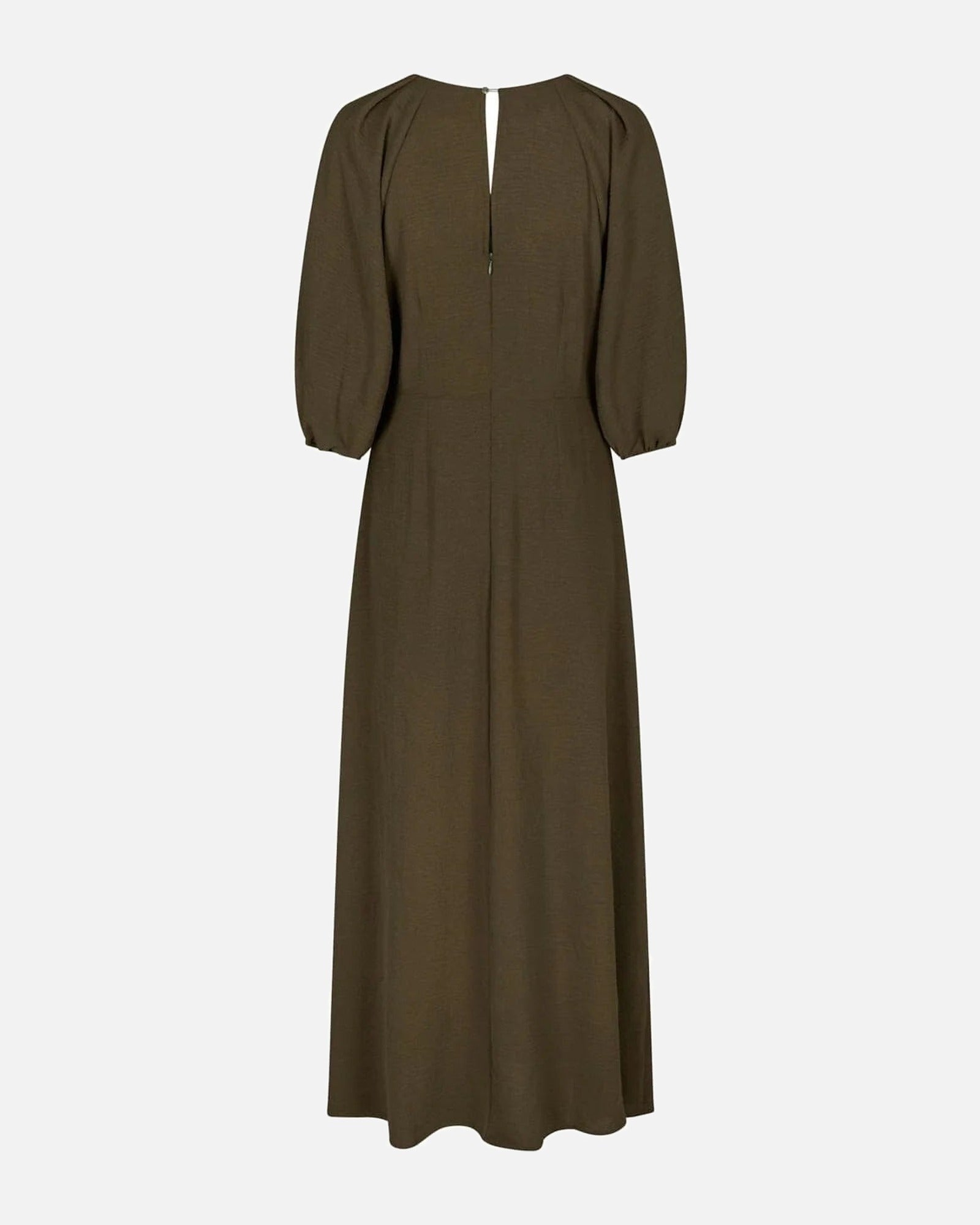 Neo Noir Meriel Structure Solid Dress
