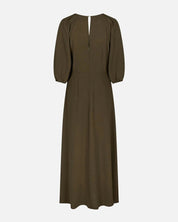 Neo Noir Meriel Structure Solid Dress