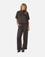 Neo Noir Parisa Heavy Sateen Blouse