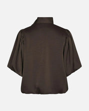 Neo Noir Parisa Heavy Sateen Blouse