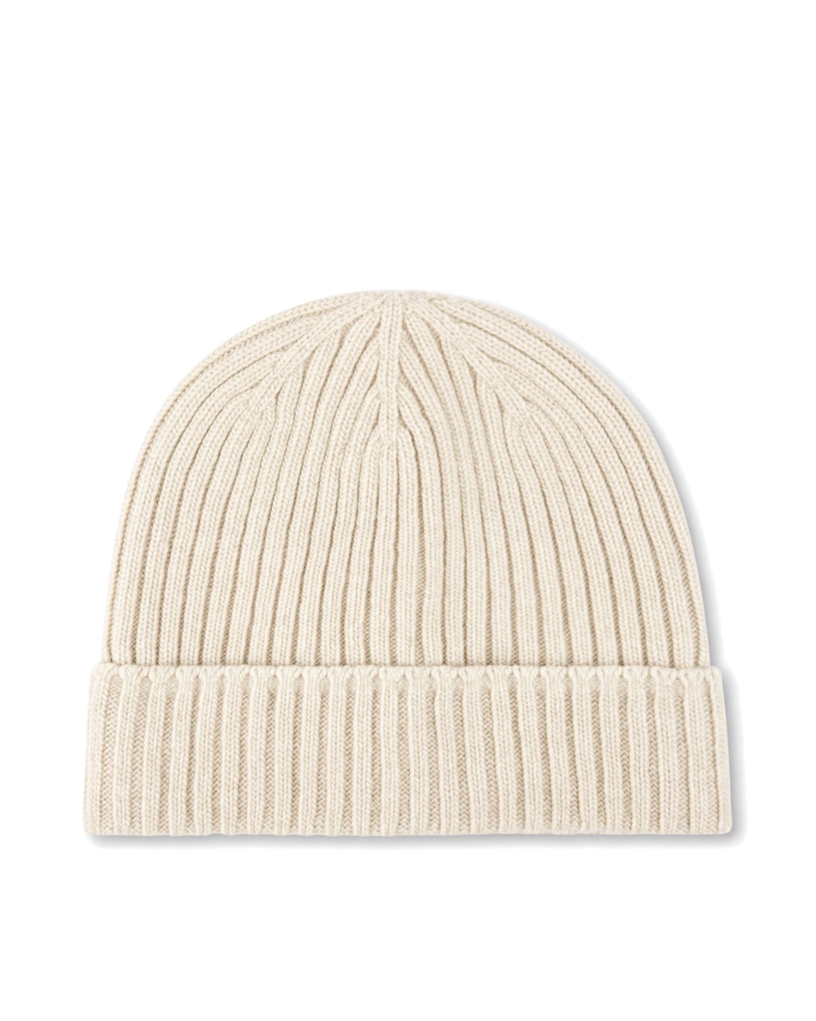 HAT RIBBED CARDED MERINO WOOL 050 OFF WHITE
