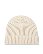 HAT RIBBED CARDED MERINO WOOL 050 OFF WHITE
